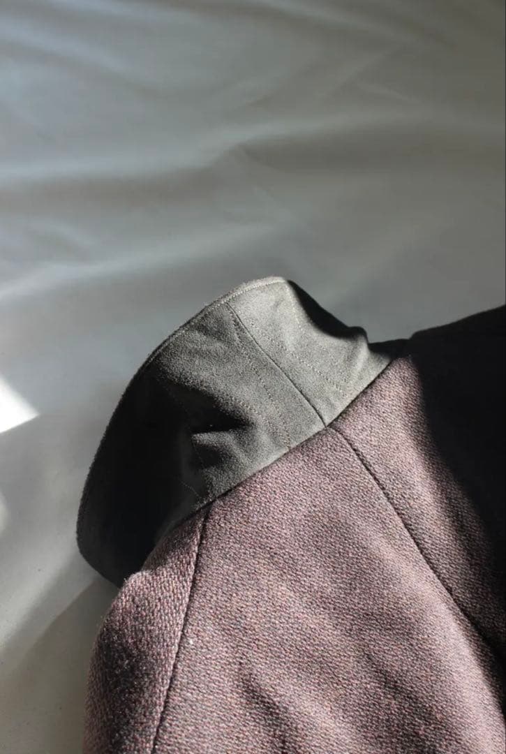 ジャケット・アウター ANCELLM TWEED CRASH JACKET BROWN