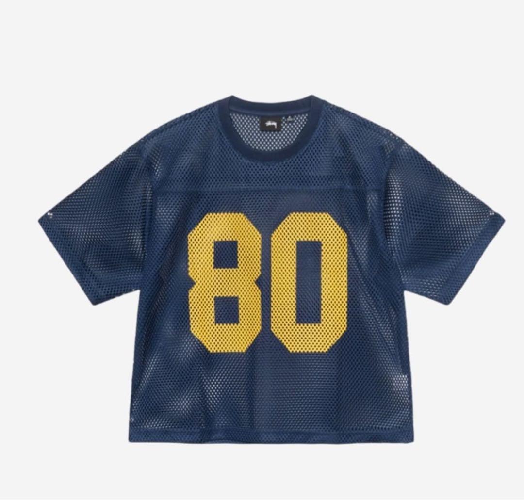 STUSSY TEAM JERSEY 80 ネイビー