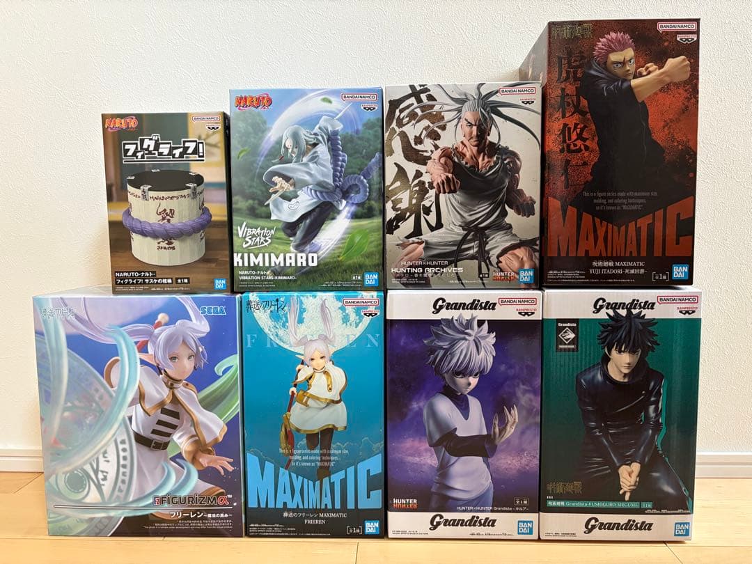 アニメフィギュア８体セット まとめ売り