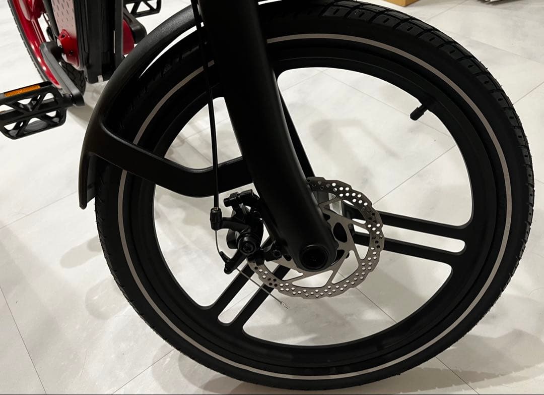 未使用に近い　折りたたみ電動アシストHONBIKE STONE PLUS予備バ付