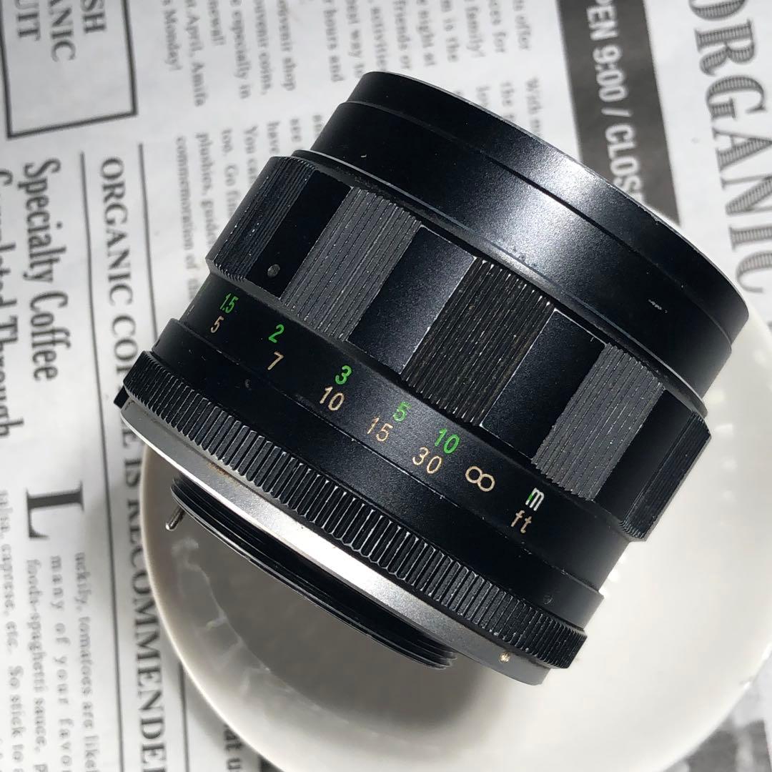 作例有　RICOH 55mm f1.4 m42マウント