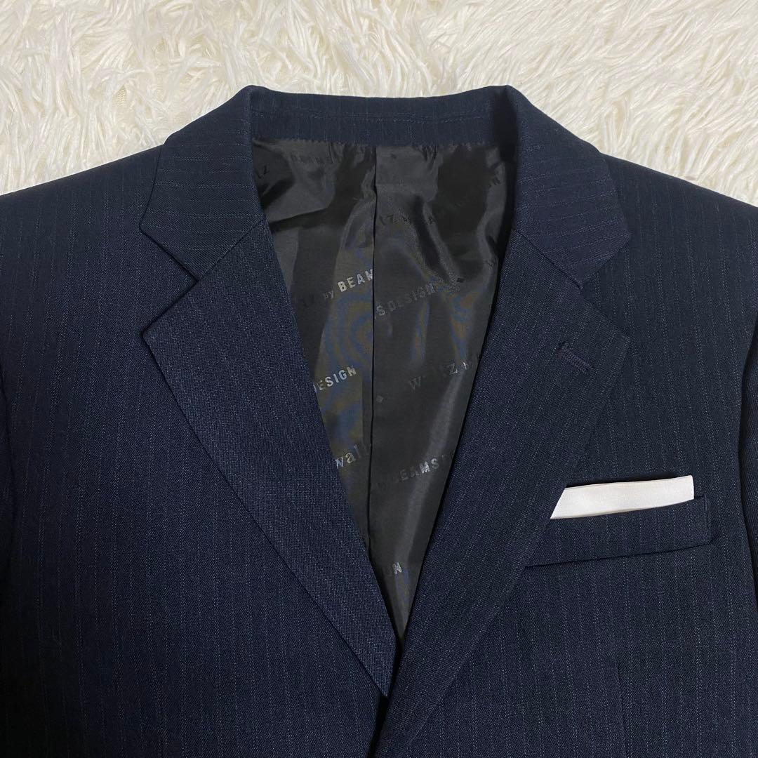 極美品✨ワルツバイビームスデザイン　フォーマルスーツ 4点セット　140cm 紺