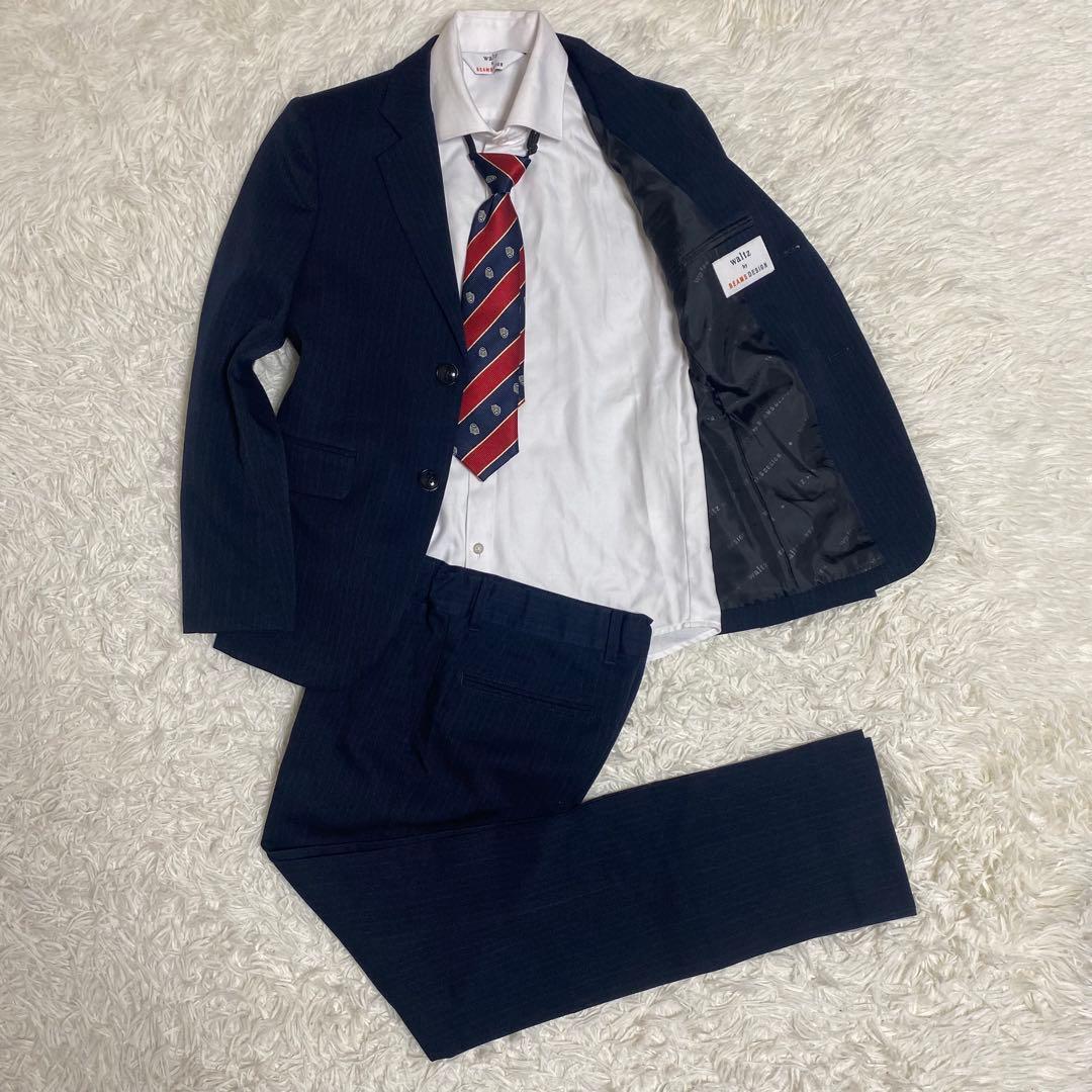 極美品✨ワルツバイビームスデザイン　フォーマルスーツ 4点セット　140cm 紺