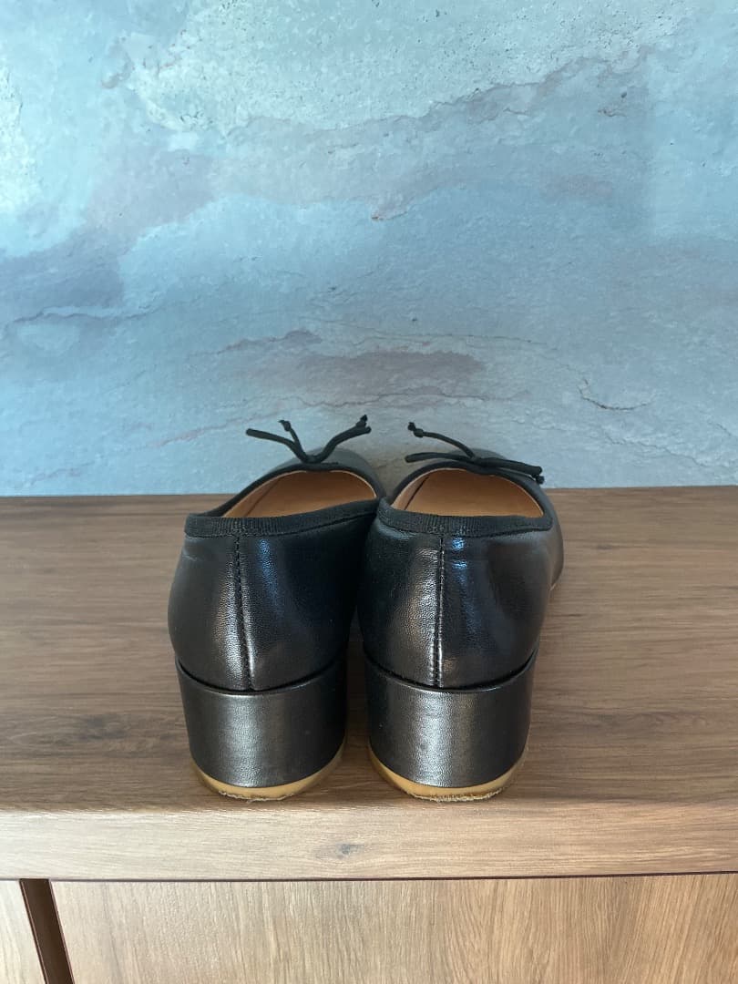 FABIO RUSCONI（ファビオルスコーニ） バレエパンプス （ブラック）