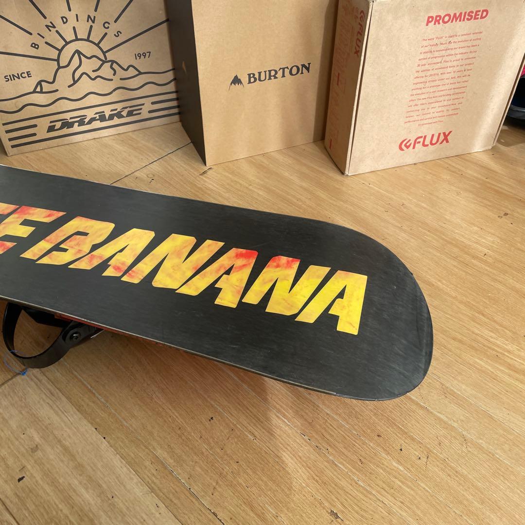 LIBTECH×HEAD　バインディング付スノーボードセット　名作BANANA