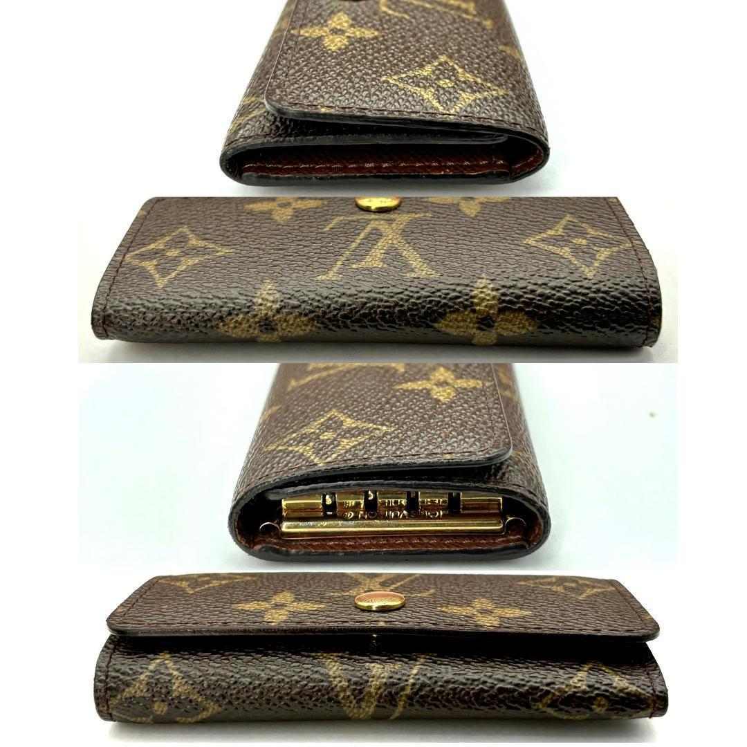 ✨良品✨ルイヴィトン　モノグラム　ミュルティクレ4 キーケース　ブラウン