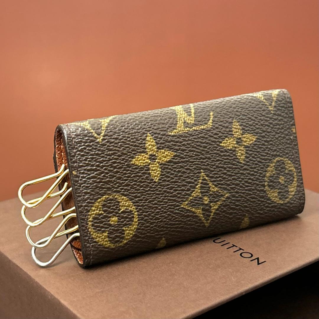 ✨良品✨ルイヴィトン　モノグラム　ミュルティクレ4 キーケース　ブラウン