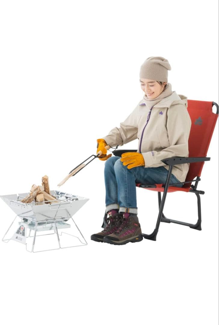 ロゴス (LOGOS) 難燃BRICK・ TAKIBIチェア　8/31まで