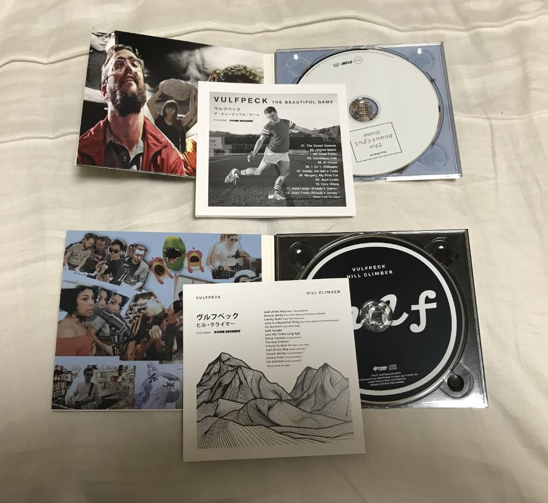 Vulfpeck「Beautiful Game」「Hill Climber」CD