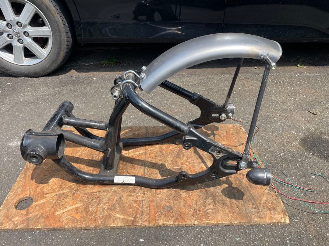 現品一点ドラッグスター400サイクルフェンダーフラットフェンダーボバーチョッパー