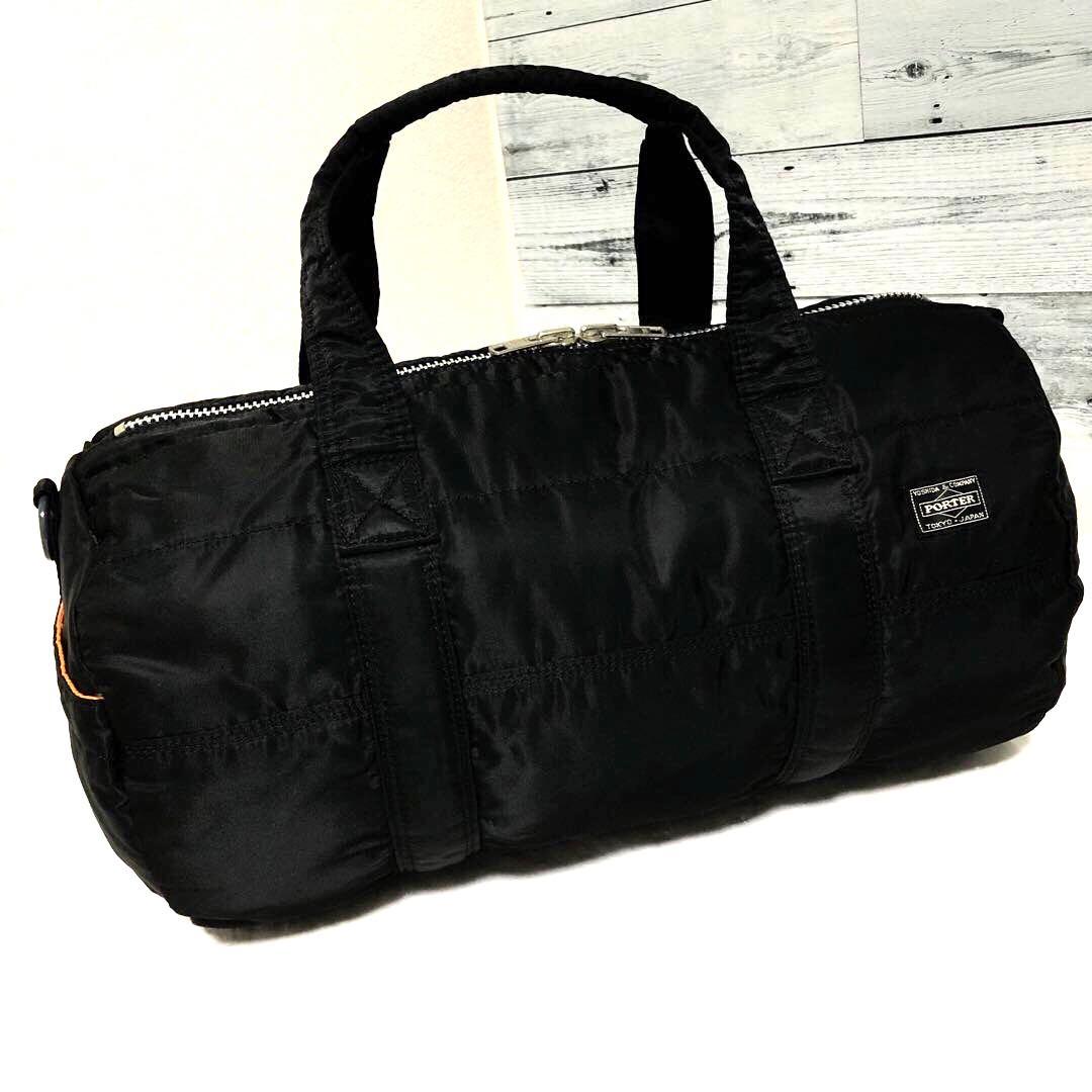 美品✨廃盤 ポーター タンカー ボストンバッグ ダッフル 2way ブラック