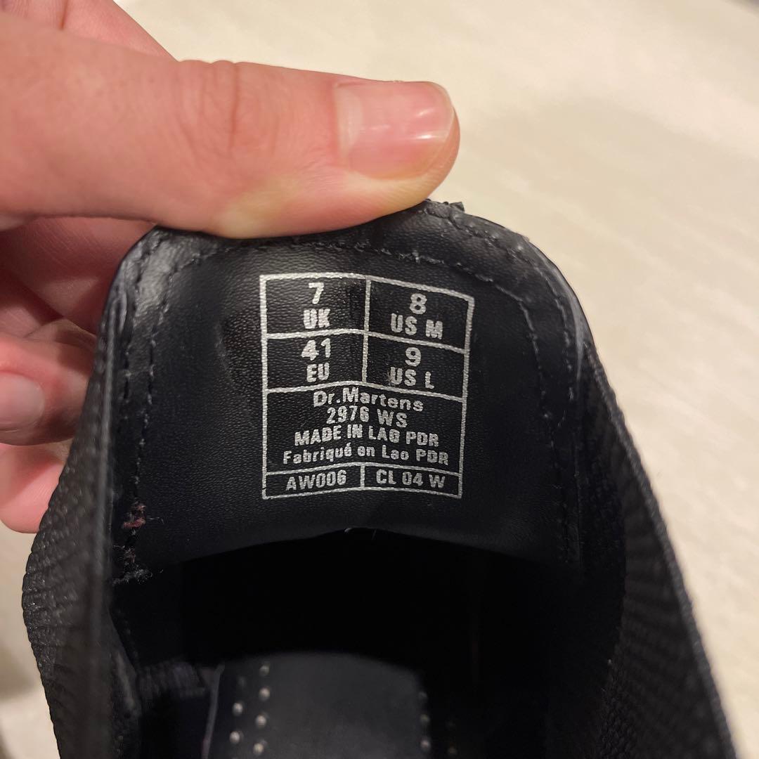 【美品】Dr.Martens 2976ホワイトステッチ　チェルシーブーツ