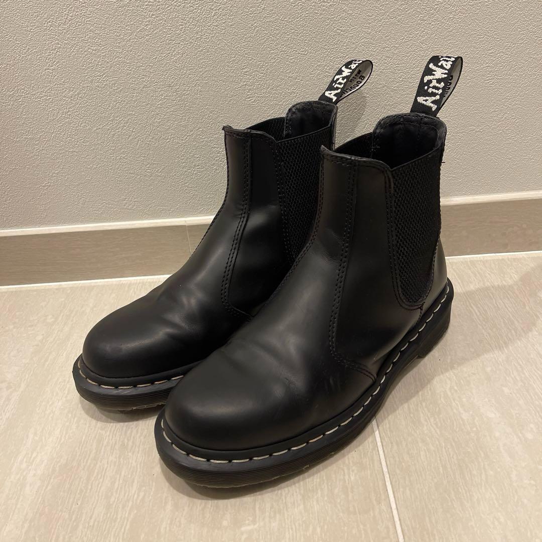 【美品】Dr.Martens 2976ホワイトステッチ　チェルシーブーツ