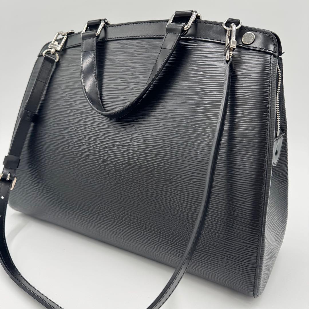 ルイ ヴィトン エピ ブレアGM レザー ハンドバッグ ショルダーバッグ 黒