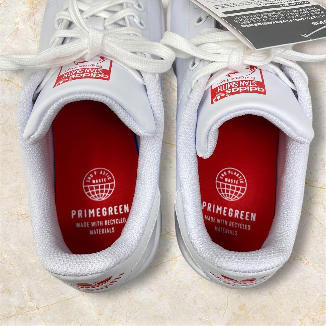 adidas スタンスミス J ホワイト 23 ハート バレンタイン 白