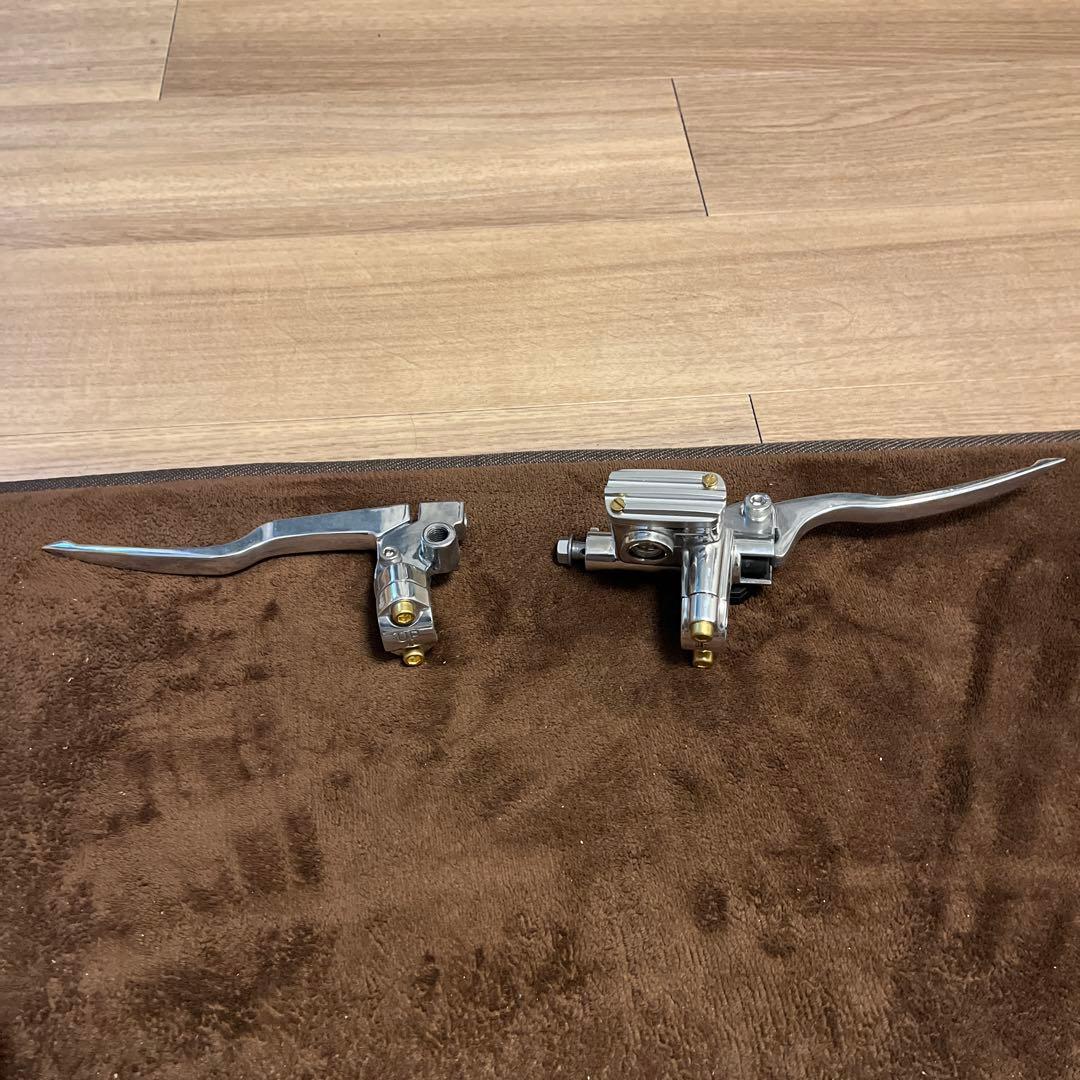 ハーレー用　 1インチハンドル レバーセット クラッチ ブレーキ ビンテージ