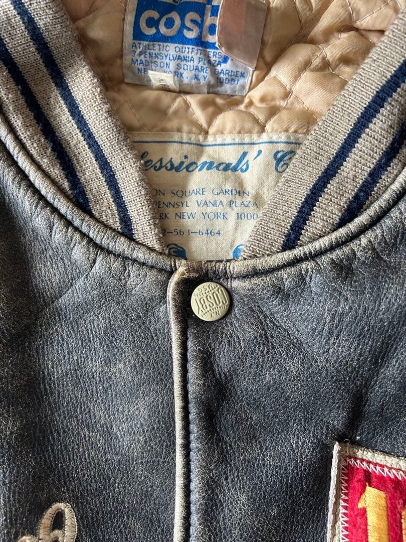 GERRY Cosby 90s ビンテージ 牛革 レザー スタジャン ジャケット