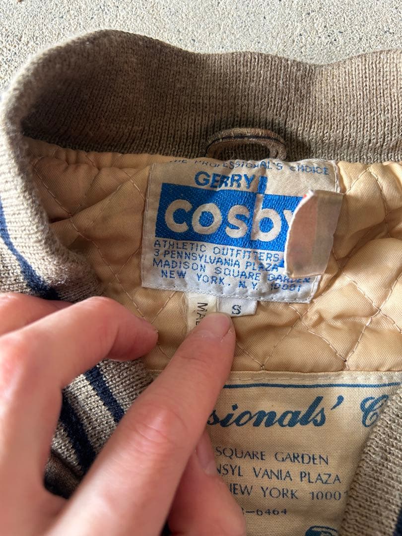GERRY Cosby 90s ビンテージ 牛革 レザー スタジャン ジャケット