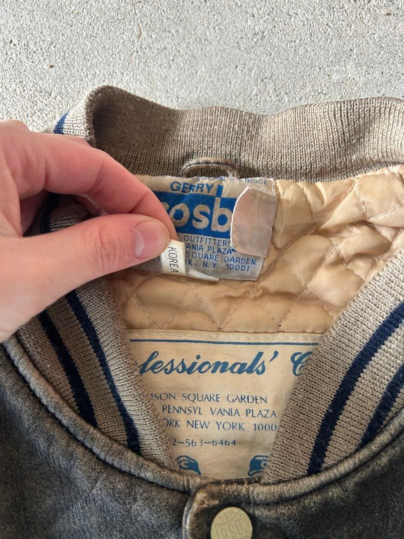 GERRY Cosby 90s ビンテージ 牛革 レザー スタジャン ジャケット