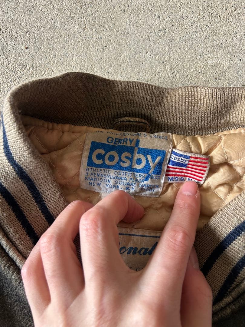 GERRY Cosby 90s ビンテージ 牛革 レザー スタジャン ジャケット