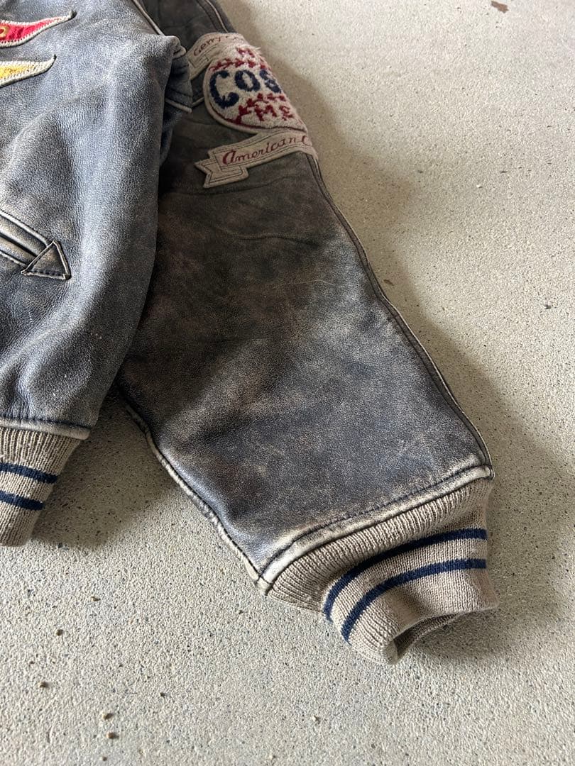 GERRY Cosby 90s ビンテージ 牛革 レザー スタジャン ジャケット