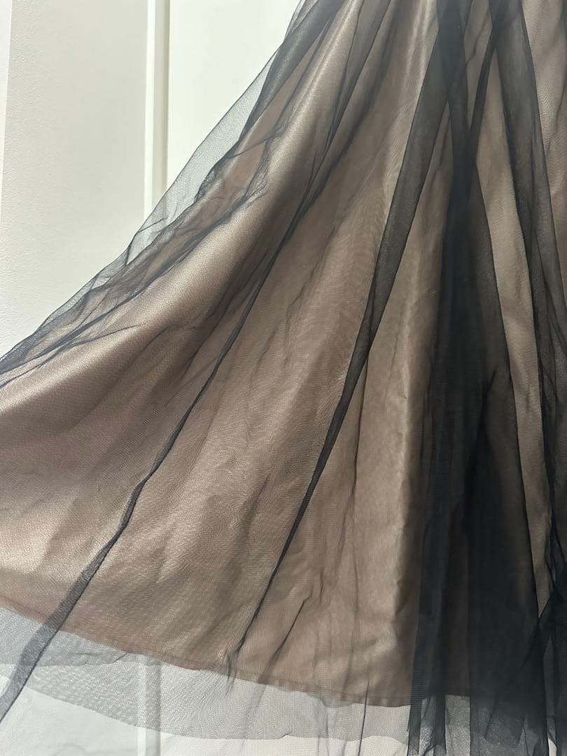 CELFORD チュールギャザー ワンピース