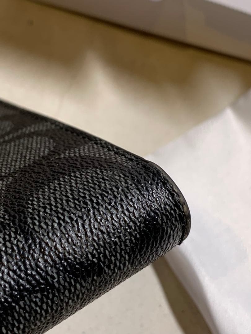 【美品】COACH ブラックレザー 二つ折り財布