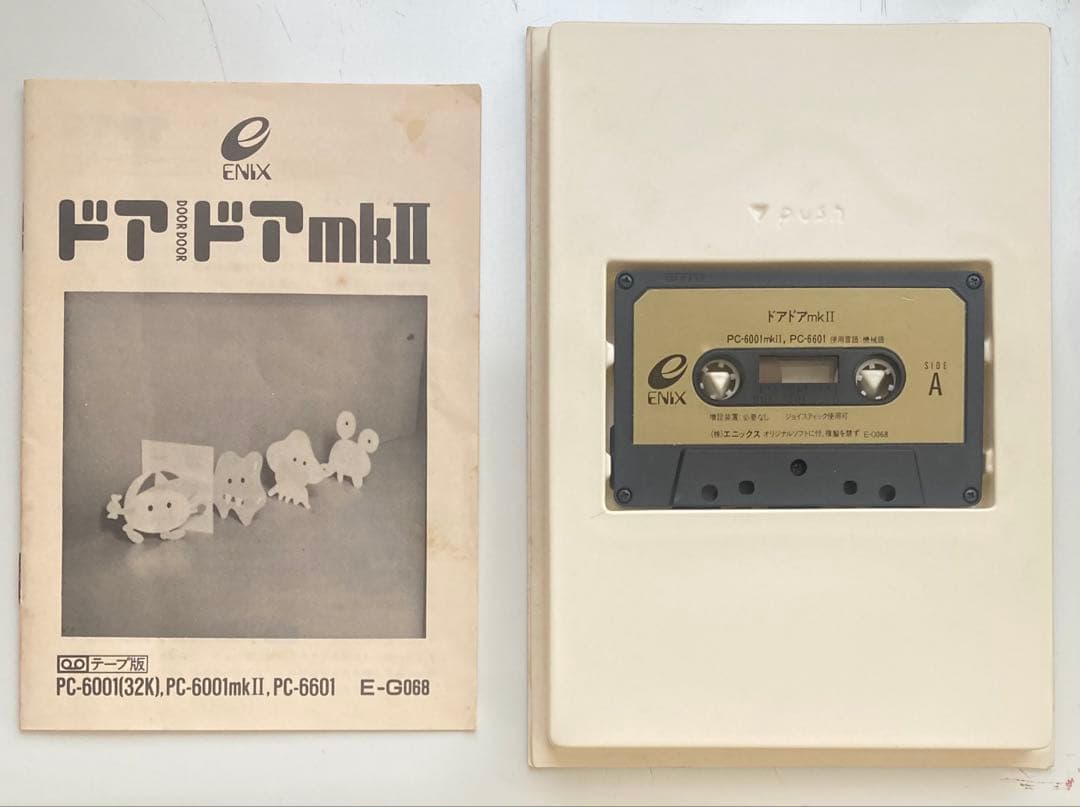 PC-6001（32K）,mk2 ドアドアmk2（テープ版）