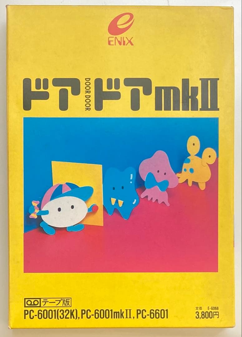 PC-6001（32K）,mk2 ドアドアmk2（テープ版）