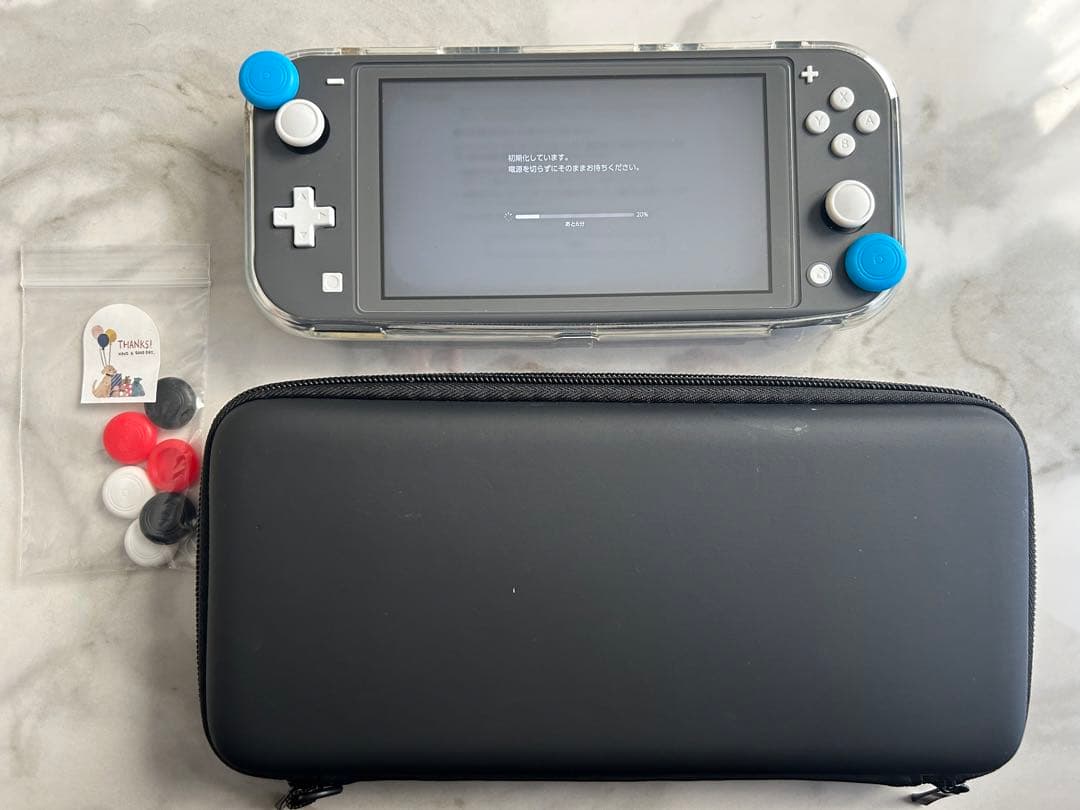 Nintendo Switch Lite グレー　ケース等おまけ付き