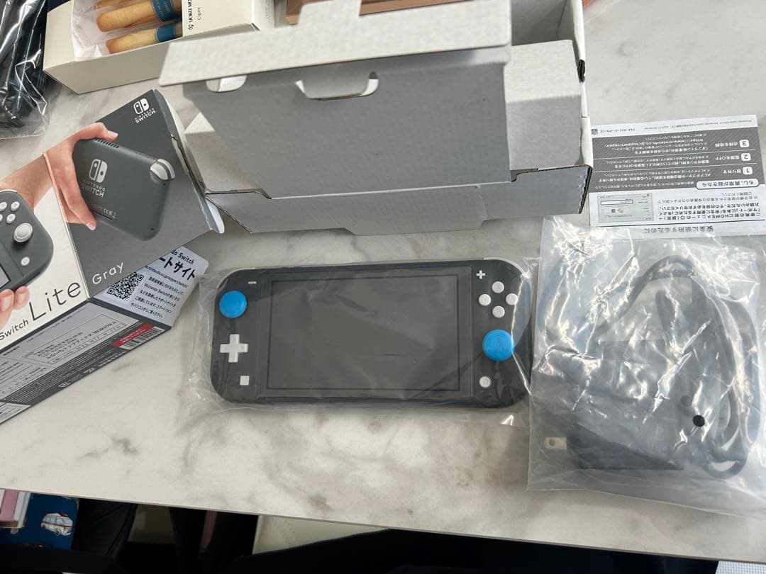 Nintendo Switch Lite グレー　ケース等おまけ付き