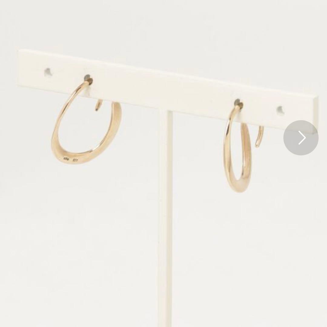 COCOSHNIK k10 yg フープピアス