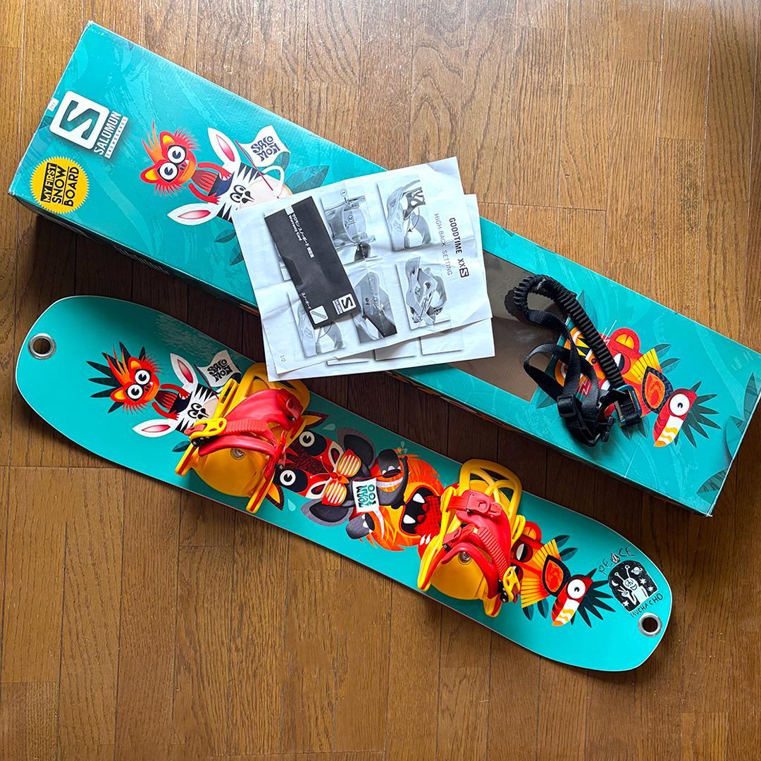 メンテ ワックス済み！サロモン スノーボードセット 100cm キッズ