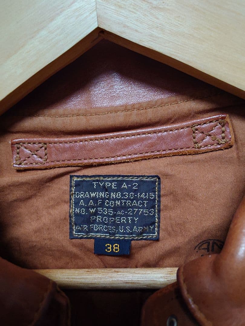 バズリクソンズa-2 レザージャケット38