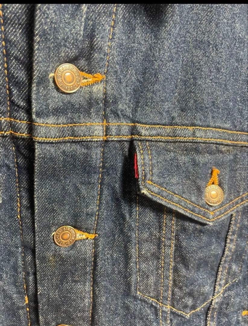 美品 リーバイス70506 42 90’s USA製 濃紺 ブランケット