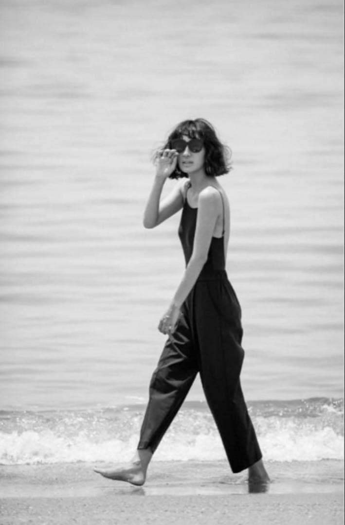 Nala ナラ バックオープンスイム 水着 ブラック