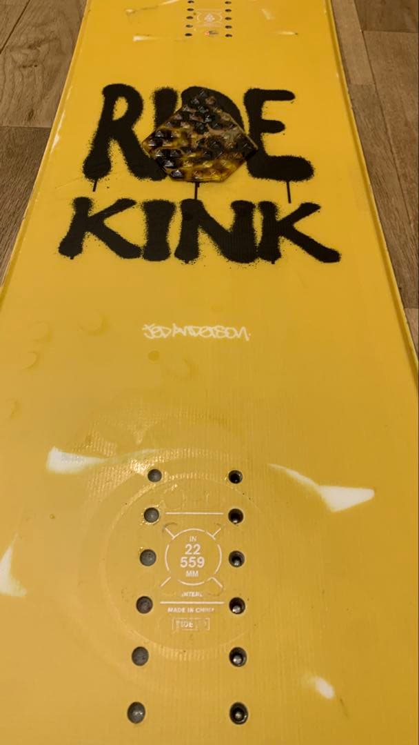 スノーボード ride kink155
