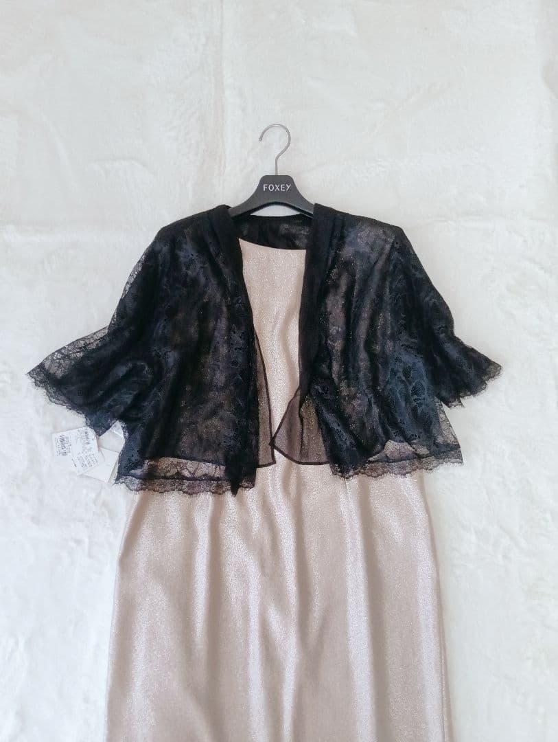 一部新品　東京ソワール　23区　 11号/44　2点セット　ボレロ　ロングドレス