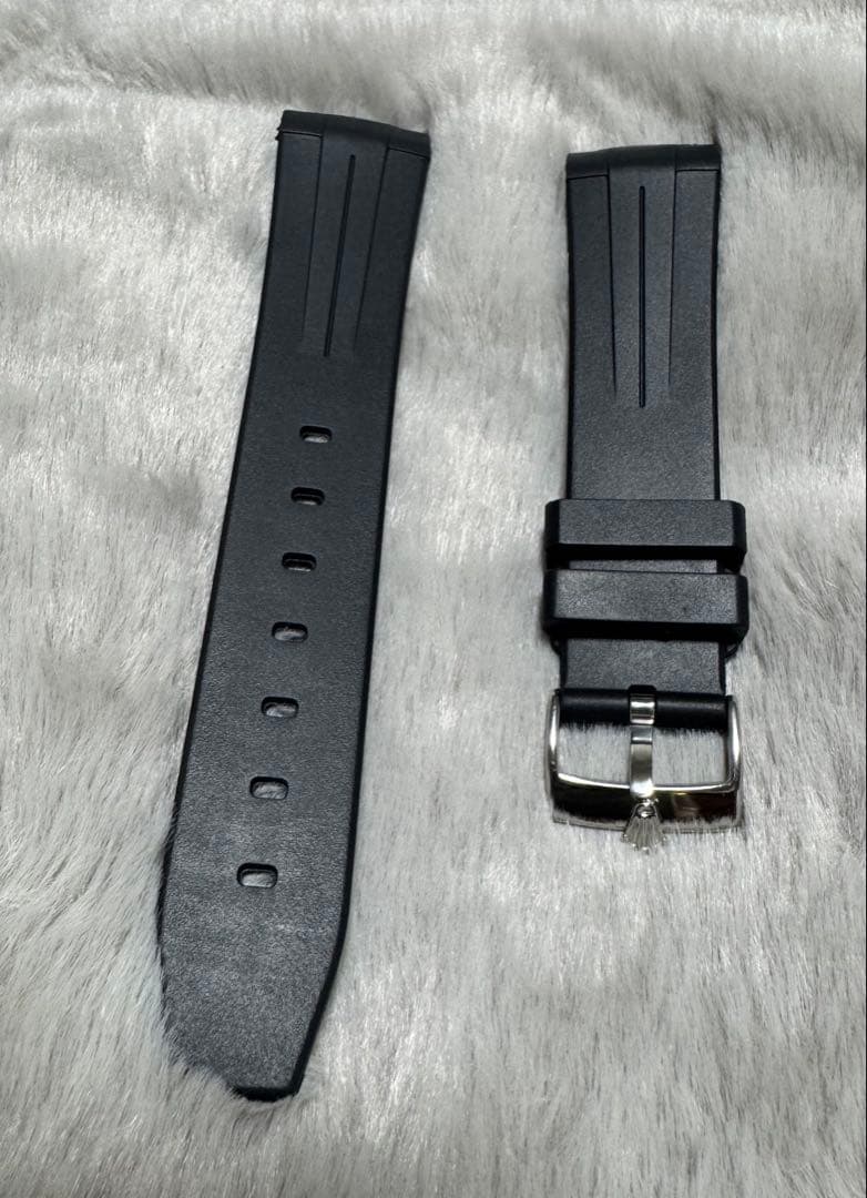 Rubber B ブラックラバーベルト ロレックススポーツモデル用　型番M103