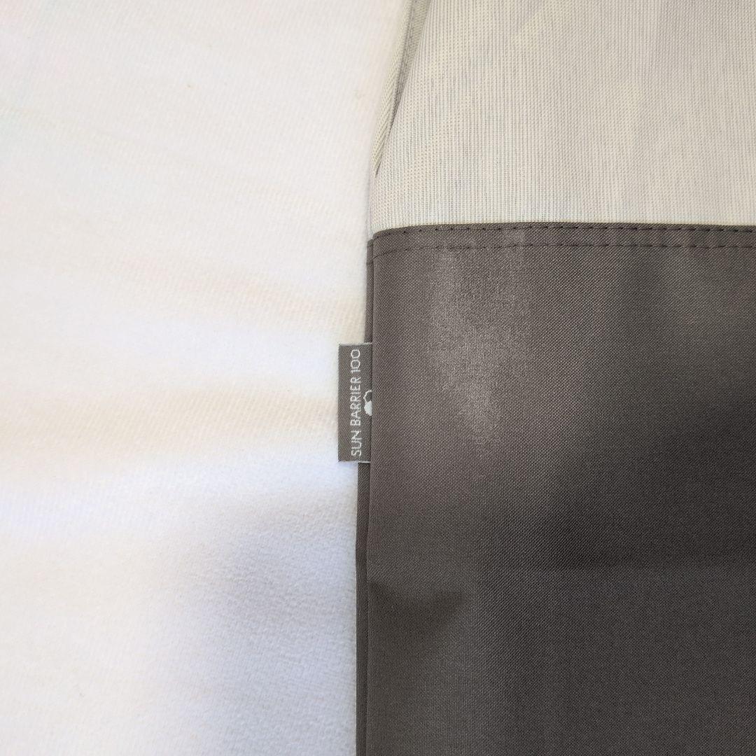 サンバリア100 折りたたみ日傘 ３段折 コンビ モスグレー ベージュ