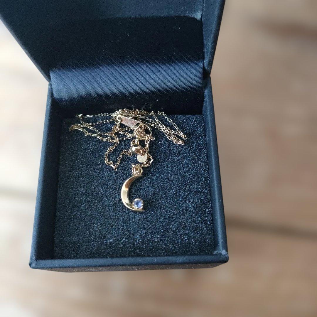 Lune de rêve ゴールド ネックレス 月の形