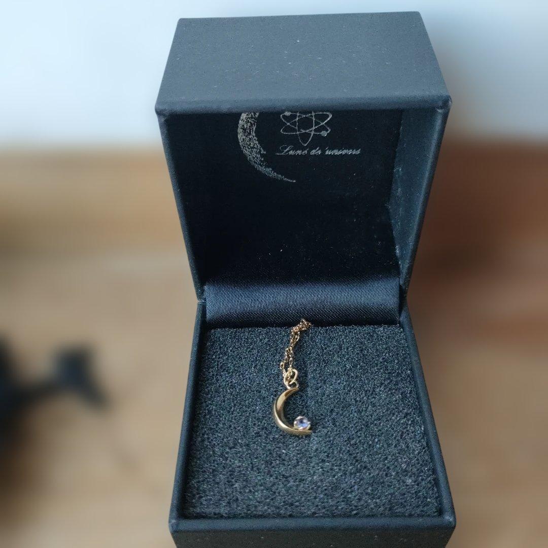 Lune de rêve ゴールド ネックレス 月の形