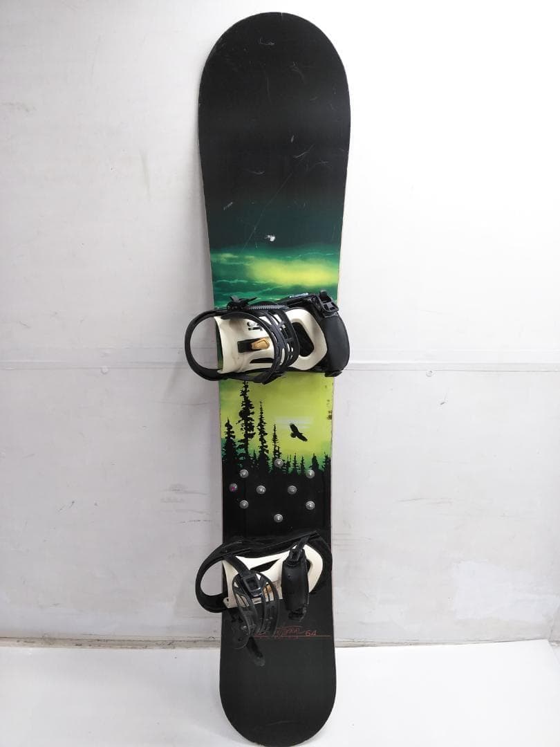 大きいサイズ BURTON メンズ スノーボード2点セット 163cm ビンL