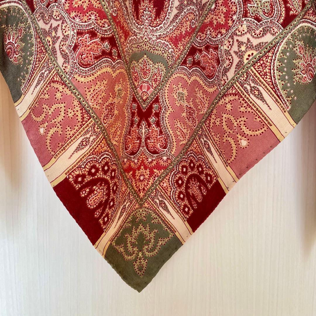 ETRO エトロ　ペイズリー柄 　大判　ストール　ショール