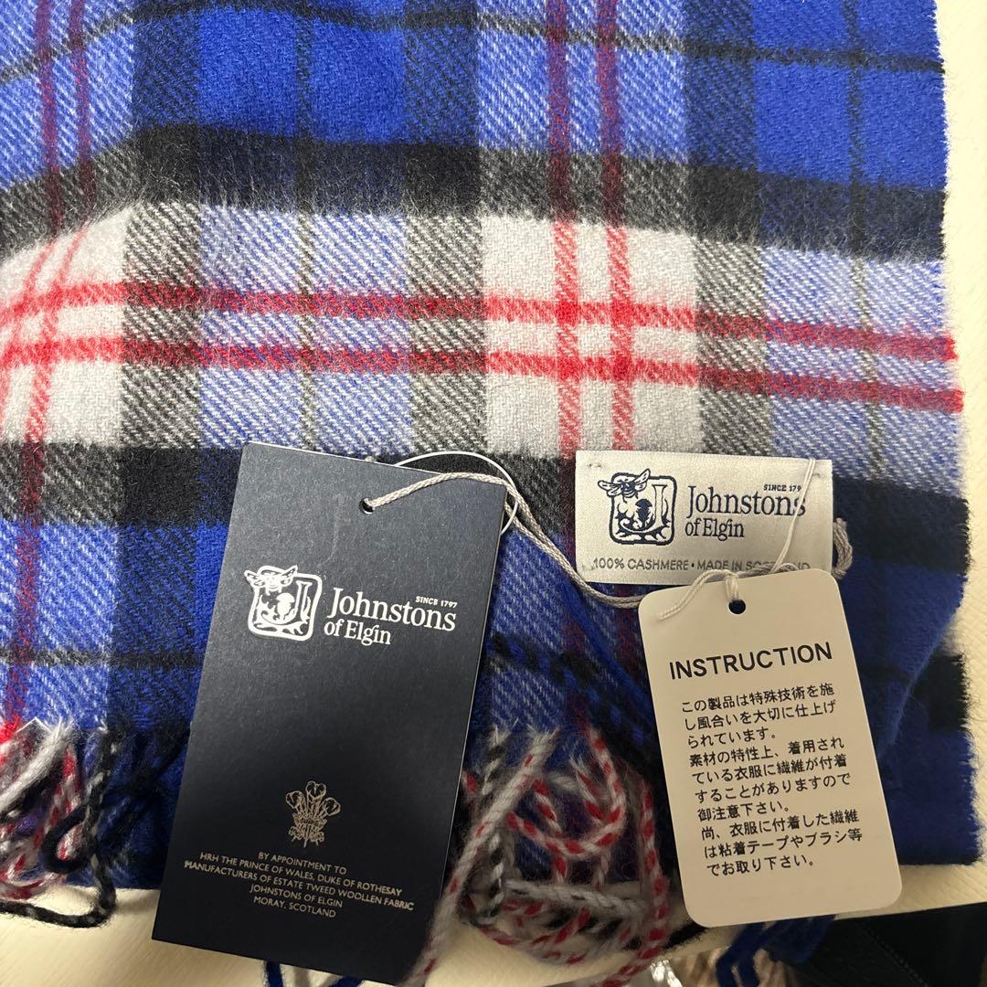 新品未使用品　Johnstons of Elgin マフラー