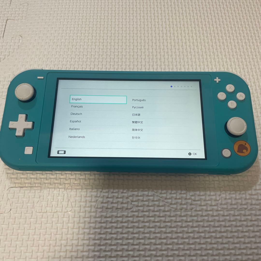 美品 Nintendo Switch Light 本体 あつ森PKG 動作OK