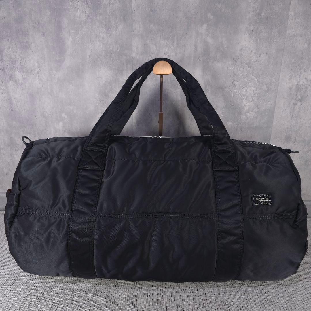 超美品　PORTER　タンカー　2way　ダッフルバッグ　ボストンバッグ　M　黒