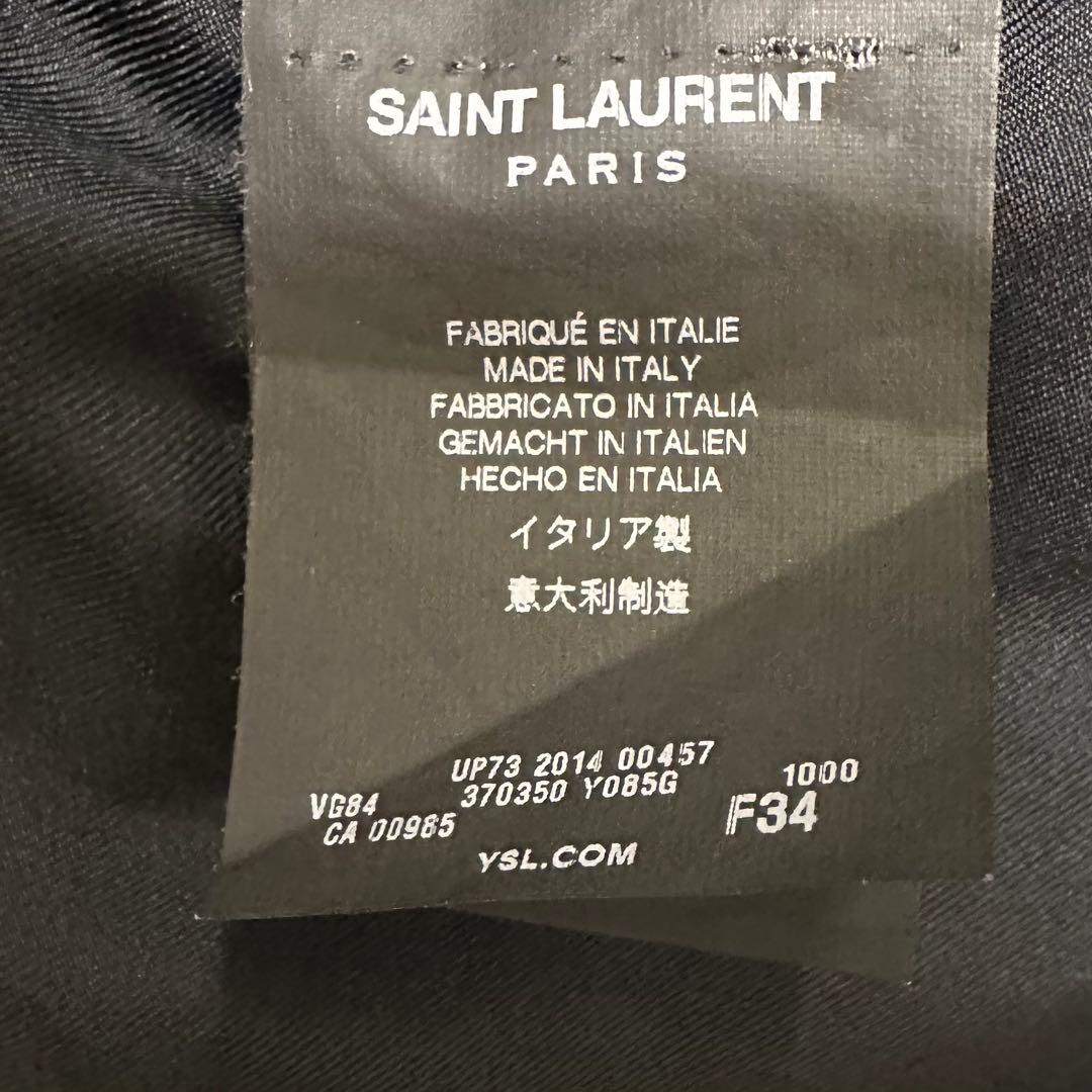 2014年 エディ期 サンローランパリ タキシード スモーキングジャケット