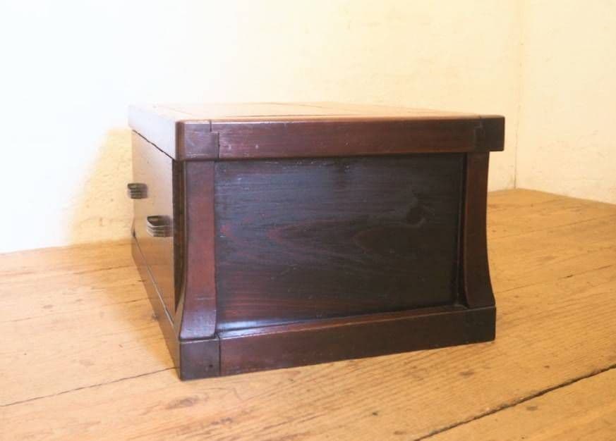 1009 アンティーク　引き出し付　陳列台　展示台　置床　飾り棚 ケース　レトロ