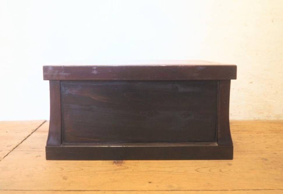 1009 アンティーク　引き出し付　陳列台　展示台　置床　飾り棚 ケース　レトロ